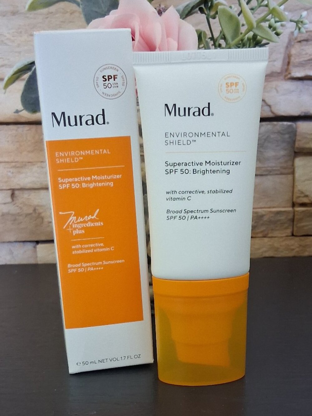 Murad Environmental Shield SPF 50 Superactive Moisturizer -Brightening 1.7 fl oz